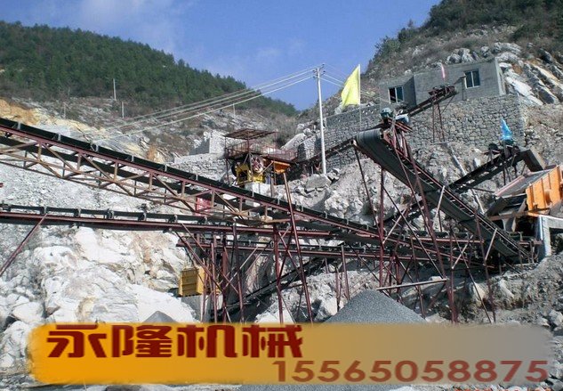 制砂生产线作业现场图