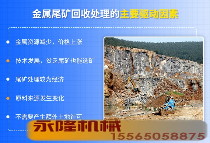 金属尾矿提取和再加工的主要驱动因素
