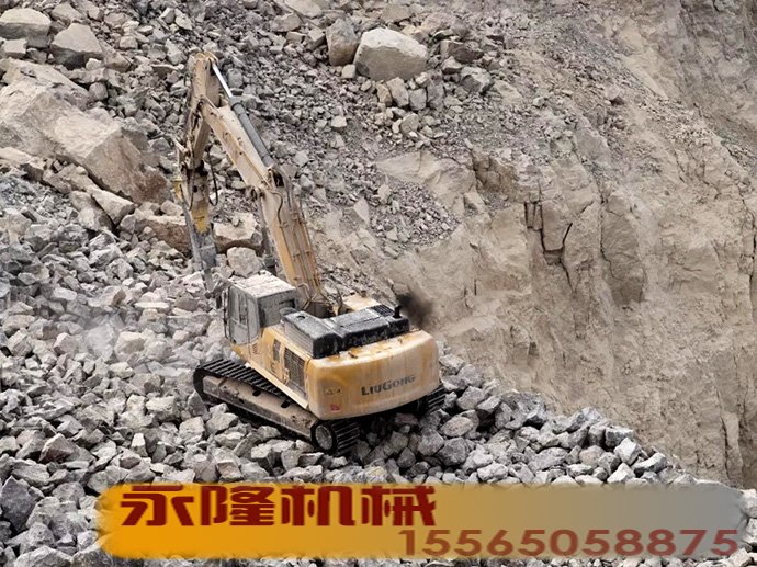 砂石资源开采现场