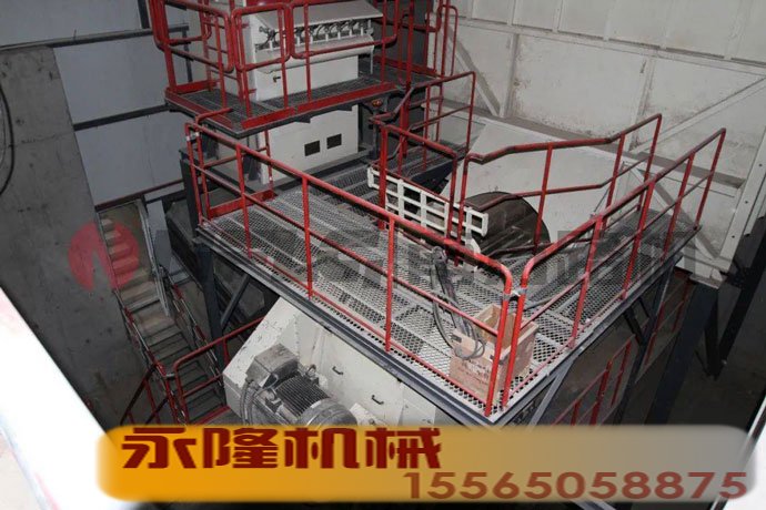 建筑垃圾原料颚破投料口