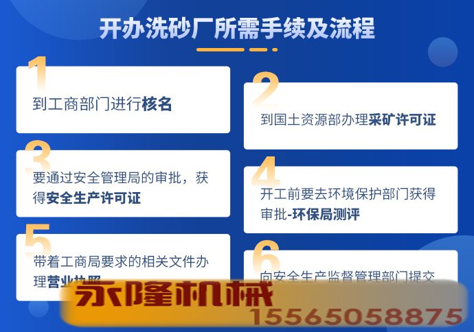 洗砂场办理手续