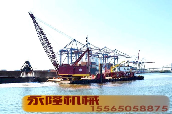 在纽约/新泽西海港挖泥