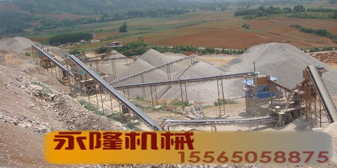 选址考虑全面的山东刘先生砂石生产现场